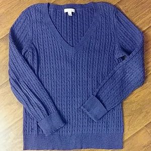 Lilly Pulitzer cable knit sweater size lg